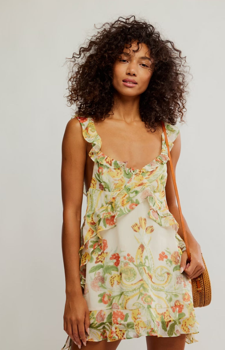 bali flora mini dress free people Bali Flora Mini Dress