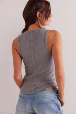 NERIA TANK - HEATHER GREY