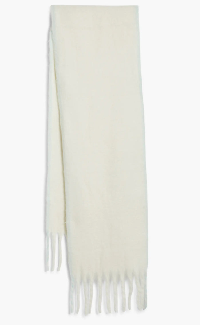 WINTER CHILL BLANKET SCARF - IVORY