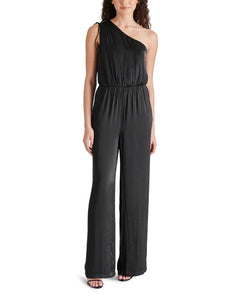 ADELE ONE SHOULDER JUMPSUIT - BLACK