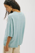 MARGOT SWEATER TEE-ANGEL FALLS MELANGE