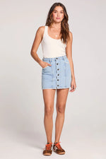 LENNA SKIRT - OCEAN WASH