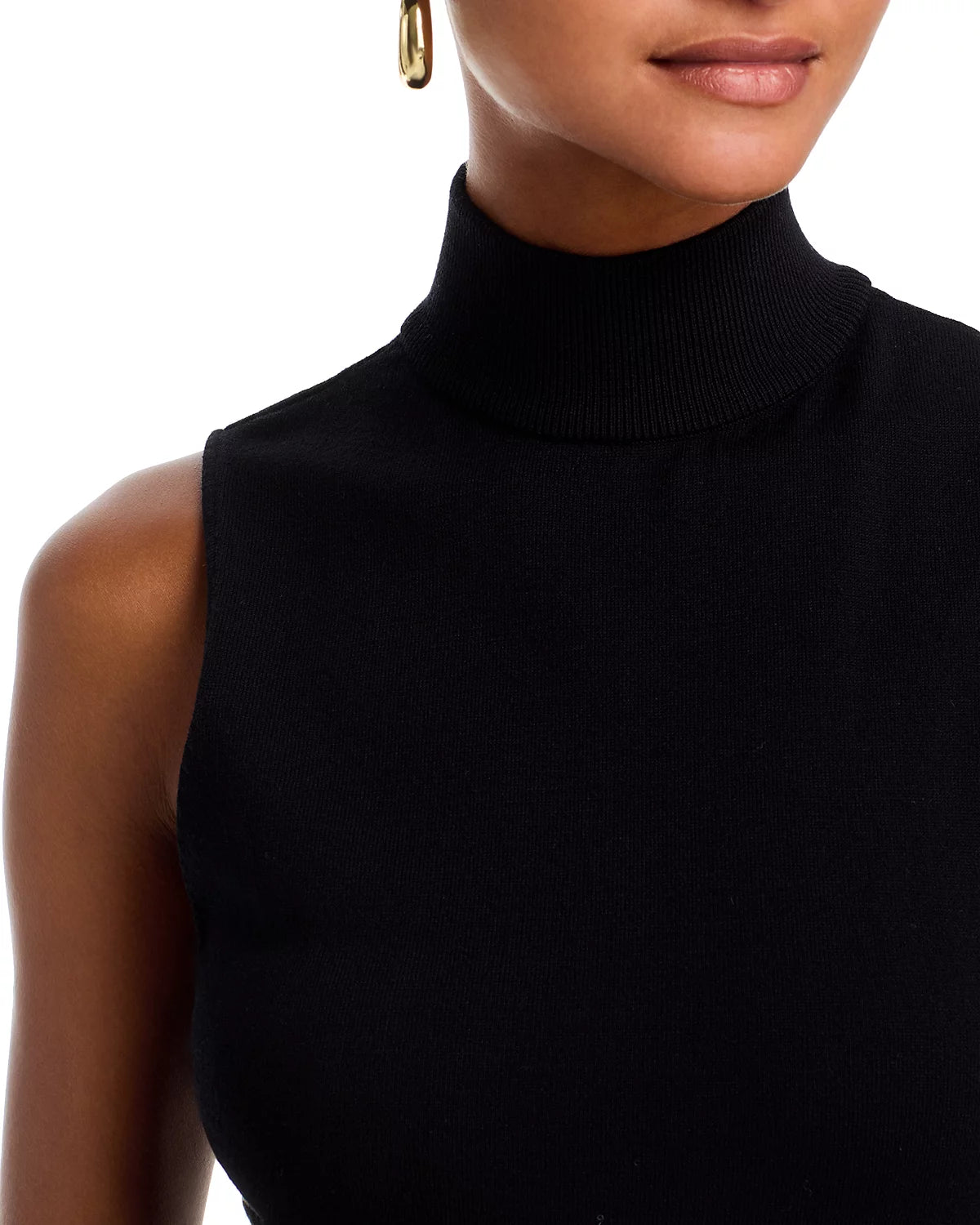 BRESLIN SWEATER DRESS - BLACK