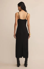 ELEVE MIDI DRESS - BLACK