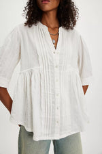WILLOW BUTTON DOWN - IVORY