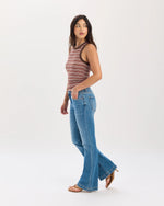 HEART BREAKER MID RISE FLARE-TEXT ME