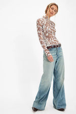 LYRIC LONG SLEEVE - IVORY COMBO