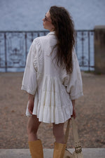 HAMPTON MINI DRESS - IVORY