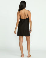 SUMMER LOVE SLIP DRESS - BLACK