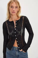 JAE KNIT LONG SLEEVE - BLACK