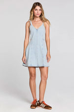 MADISIN DRESS - STONEWASH DENIM
