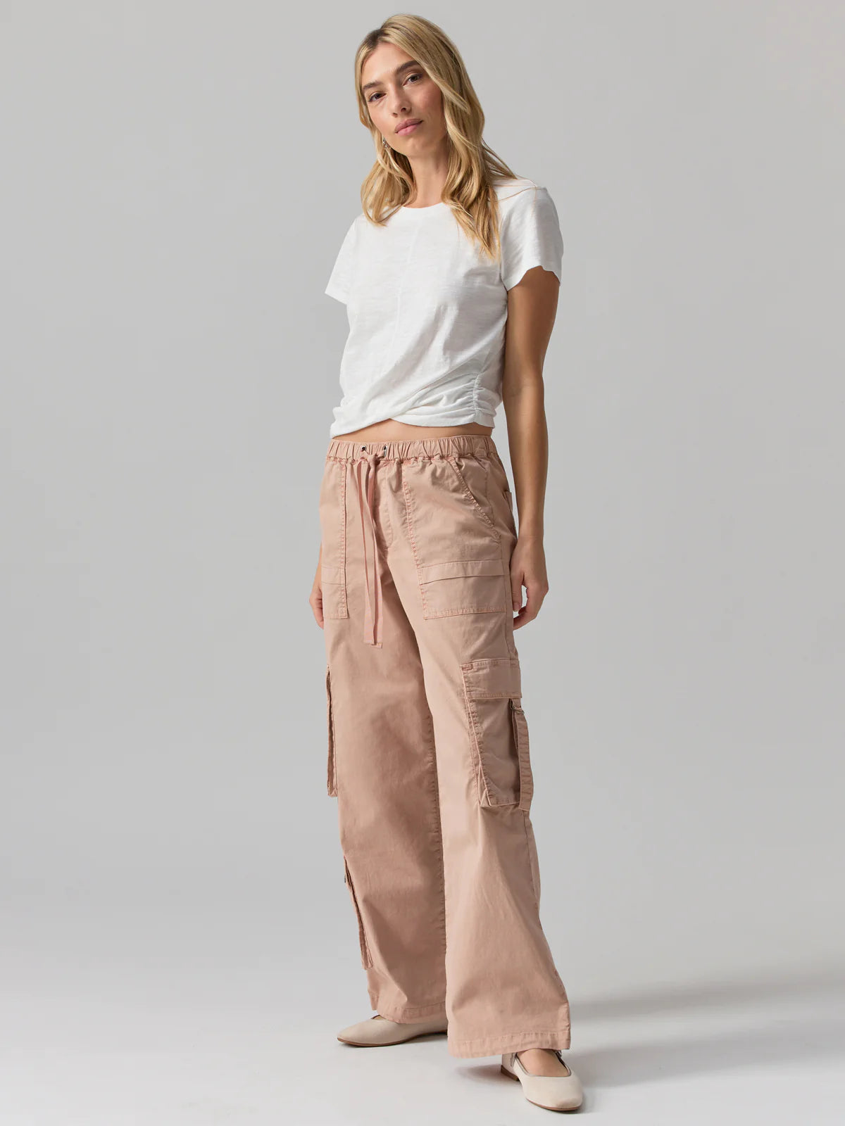 CARGO PANT - DUSTY PINK