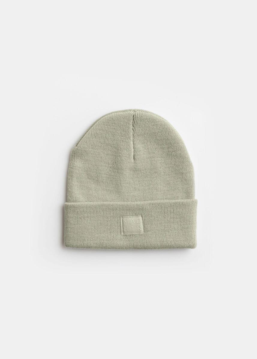 KIDS CUFF BEANIE HAT-SAGE