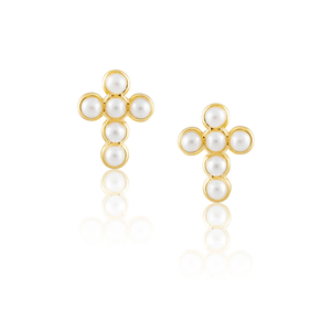 MINI CROSS EARRINGS