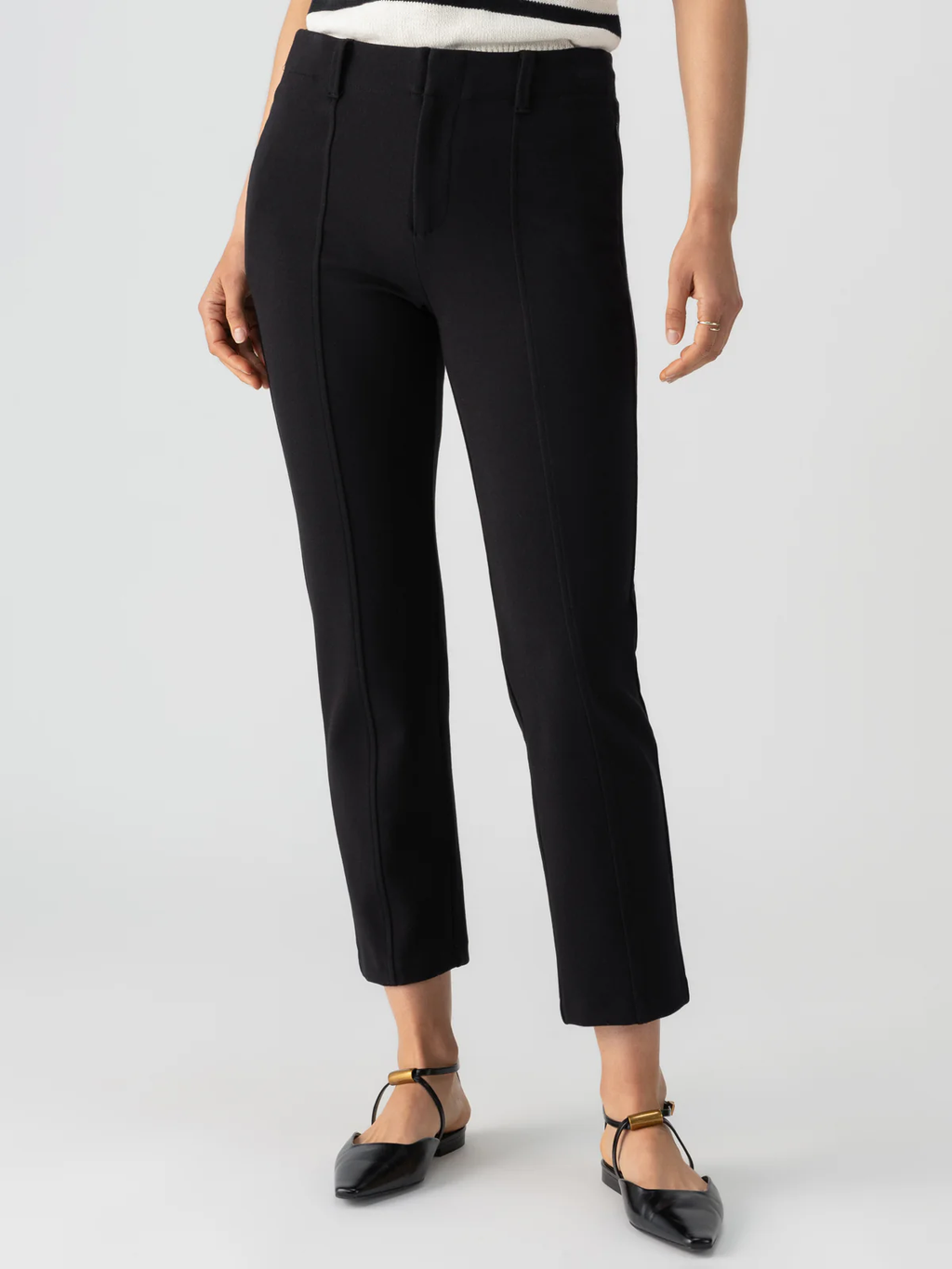 CASSIE SEMI HIGH RISE LEGGING-BLACK