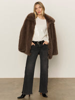 CARMEN FUR COAT - MOREL