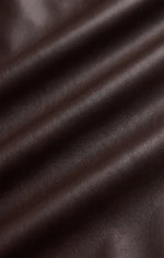 Roux Leather Skirt - Dark Chocolate