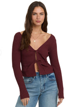 REV. TWIST LONG SLEEVE TOP - PINOT