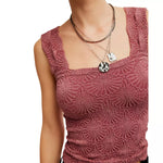 LOVE LETTER CAMI-POMEGRANATE
