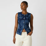 WESLEY TOP - ROSE FROST