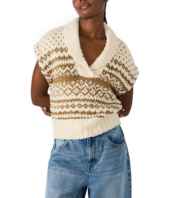 PAULIE SWEATER VEST - MULTI