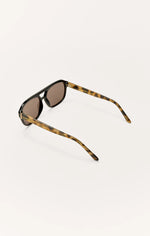 AFTER HOUR POLARIZED SUNGLASSES- BLACK/TORT-BROWN