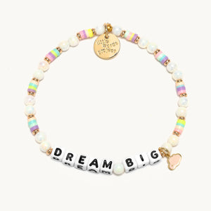 DREAM BIG BEADED BRACELET WITH CHARM