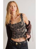 Lace Up Tank - Black