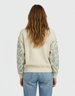 ATLAS TIDE KENDAL CREWNECK PULLOVER - WHITECAP