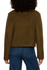 Avid Suede Jacket - Light Kalamata