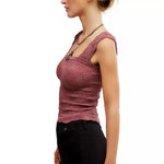 LOVE LETTER CAMI-POMEGRANATE