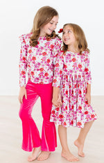 MAGENTA VELVET BELLS