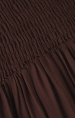 JUNIPER MAXI DRESS - CHOCOLATE CHERRY