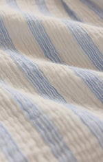 DAYLIGHT STRIPED AIRY SHORTS - SEA SALT
