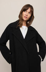 Crosby Cocoon Coat - Black