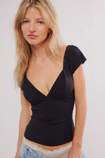 DUO CORSET CAMI - BLACK