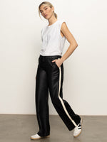 COATED WILL TRACK PANT - BLACK