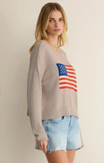 SIENNA SWEATER - PATRIOT