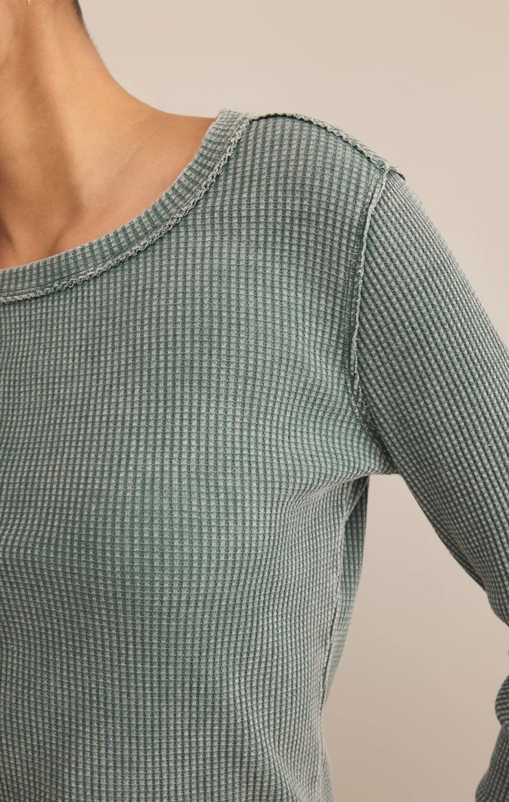 ARLET MINI THERMAL TOP - HUNTER GREEN