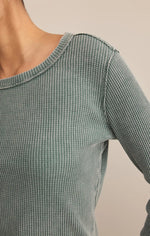 ARLET MINI THERMAL TOP - HUNTER GREEN