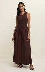 JUNIPER MAXI DRESS - CHOCOLATE CHERRY