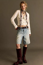 FRANKIE CORSET TOP - IVORY