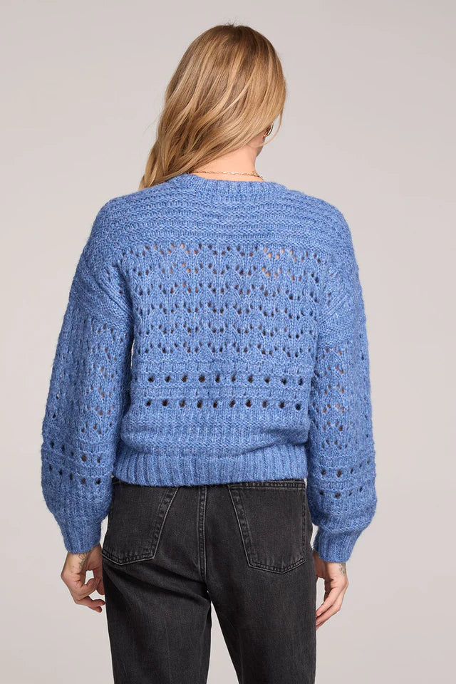 RONNIE SWEATER - AZURE BLUE