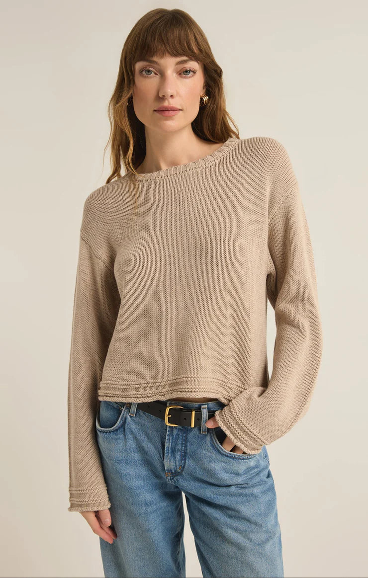 EMERSON CROPPED SWEATER