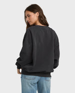 KENDAL CREWNECK SWEATSHIRT - BLACK SANDS