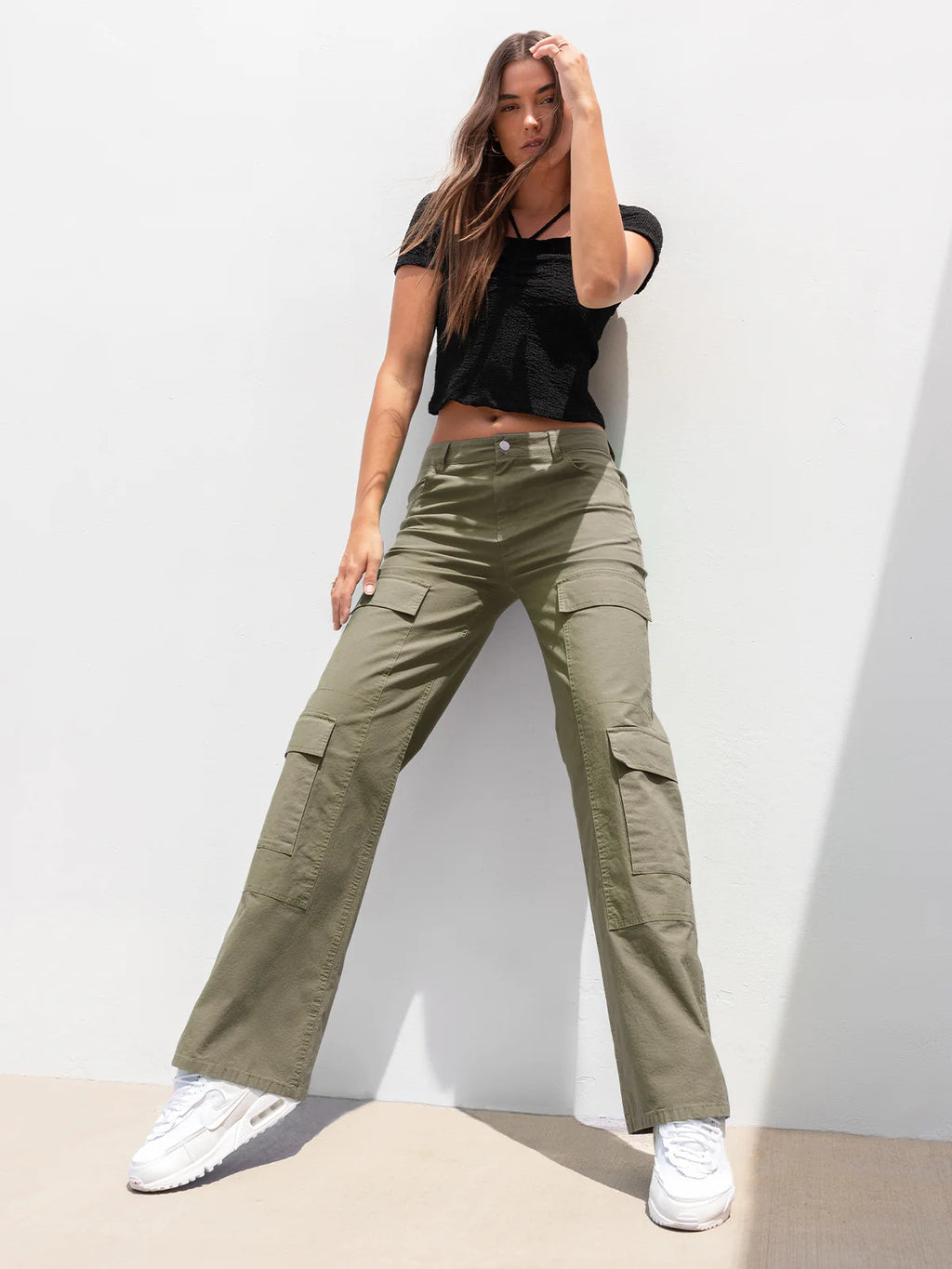 CARGO PANT STANDARD RISE - MOSSY GREEN