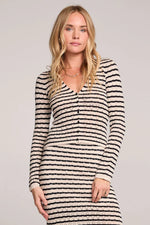 CARDINAL CARDIGAN - BLACK WHITE