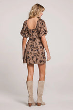 MEADOW MINI DRESS - SAND