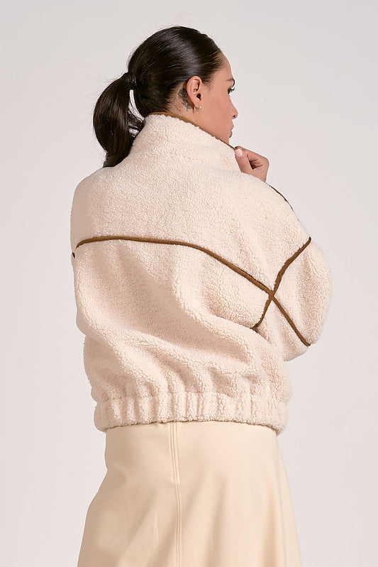 SHERPA JACKET-IVORY