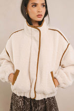 SHERPA JACKET-IVORY